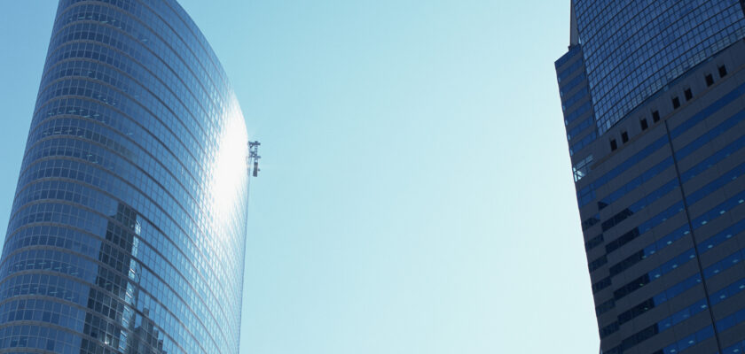 解体工事の一部分離に加えて、仮設工事も分離することで大幅な削減に成功